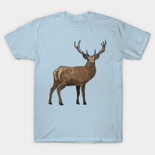 Deer cartoon illustration T-Shirt